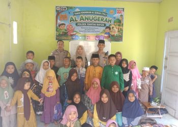 Polsek Rantau Bayur Hadirkan TPA Al Anugerah, Bangun Generasi Sejak Dini