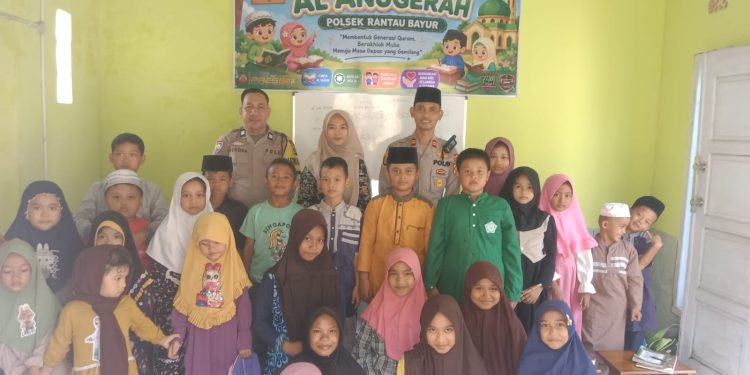 Polsek Rantau Bayur Hadirkan TPA Al Anugerah, Bangun Generasi Sejak Dini