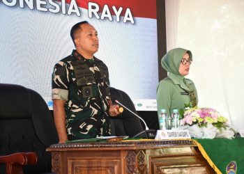 Kunjungan Kerja Danrem 044/Gapo di Makodim 0403/OKU