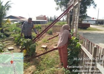 Pekarangan Jadi Sumber Ketahanan Pangan, AIPDA Purnono Ajak Warga Banyu Urip Sukseskan Program P2B