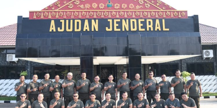 Danrem 044/Gapo Olahraga Bersama Pangdam II/Sriwijaya, Perkuat Soliditas dan Kebugaran Prajurit