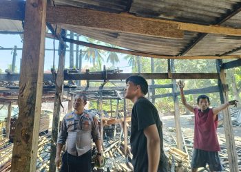 Rumah Panggung Terbakar di Belawa Wajo, Api Dipadamkan dalam 1 Jam