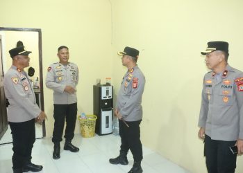 Hari Pertama Bertugas, Kapolres Wajo Cek Ruang Kerja, Tahanan, dan Inventaris Mako