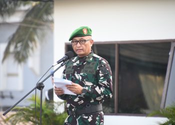 Gelar Upacara Bendera, dilanjutkan Acara Purna Tugas Prajurit Korem 044/Gapo
