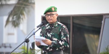 Gelar Upacara Bendera, dilanjutkan Acara Purna Tugas Prajurit Korem 044/Gapo