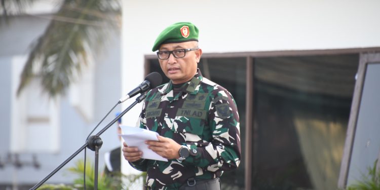 Gelar Upacara Bendera, dilanjutkan Acara Purna Tugas Prajurit Korem 044/Gapo