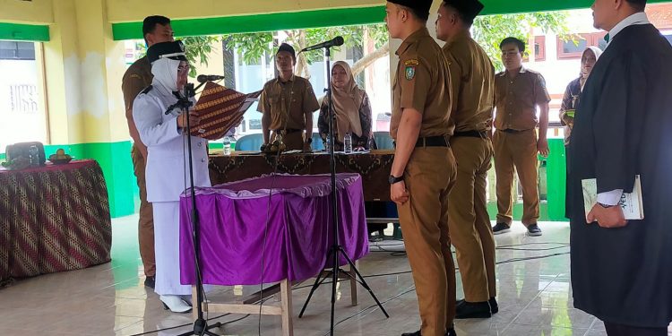 Afas Prian Prayogi Resmi Dilantik sebagai Kepala Dusun Genuk, Muhammad Baharuddin Jabat Kasi Kesejahteraan Desa Plosogenuk