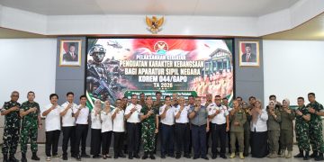 Korem 044/Gapo Gelar Penguatan Karakter Kebangsaan dan Pembinaan Kesadaran Bela Negara