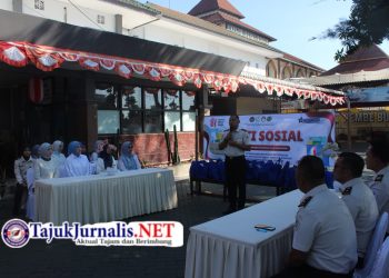 Sambut HUT Ke-81 Kemerdekaan RI, Lapas Kelas IIA Sidoarjo Tebar Kepedulian Melalui Bakti Sosial dan Penyaluran 45 Paket Sembako