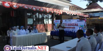 Sambut HUT Ke-81 Kemerdekaan RI, Lapas Kelas IIA Sidoarjo Tebar Kepedulian Melalui Bakti Sosial dan Penyaluran 45 Paket Sembako