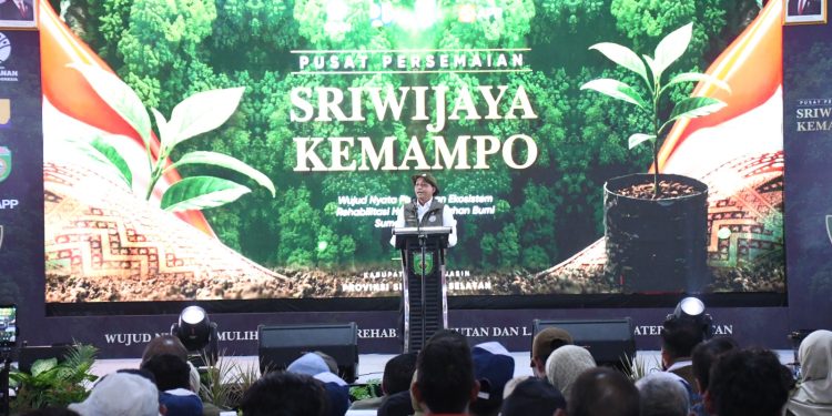 Langkah Nyata Menuju Indonesia Hijau, Korem 044/Gapo Hadiri Peresmian Persemaian Sriwijaya Kemampo