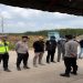 Polres Banyuasin Laksanakan Pengaturan Lalu Lintas di Simpang Pintu Tol Pulau Rimau