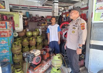 Antisipasi Kemacetan dan Pastikan Distribusi Gas Bersubsidi Tepat Sasaran, Polsek Majauleng Gelar Patroli