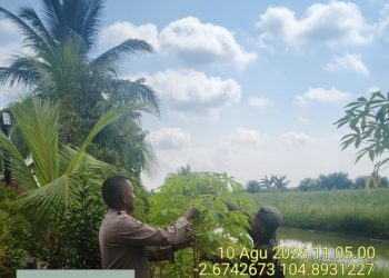 Bhabinkamtibmas Polsek Muara Telang Ajak Warga Dukung P2B dan Swasembada Pangan