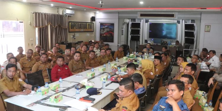 Polres Banyuasin Gelar Rakor Penanggulangan Karhutla, Perkuat Sinergi dan Kesiapsiagaan Lintas Sektor