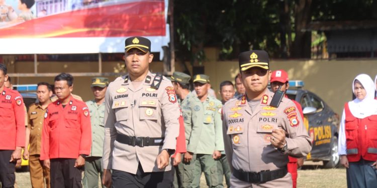 Polres Wajo Bersama TNI dan Pemkab Gelar Apel Kesiapan Hadapi Karhutla Tahun 2026