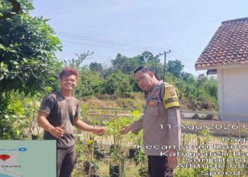 Bhabinkamtibmas Polsek Rantau Bayur Ajak Warga Dukung P2B dan Swasembada Pangan