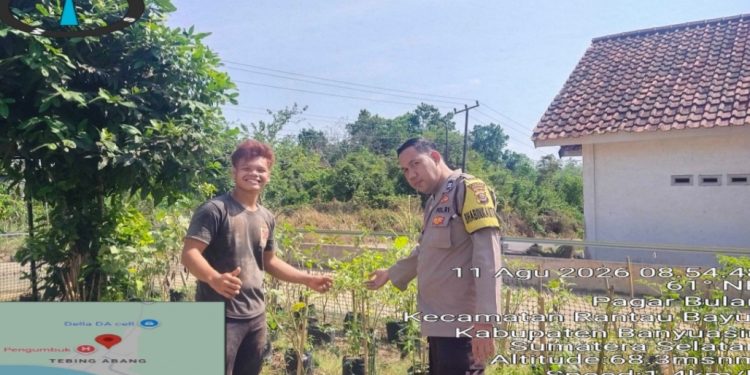 Bhabinkamtibmas Polsek Rantau Bayur Ajak Warga Dukung P2B dan Swasembada Pangan
