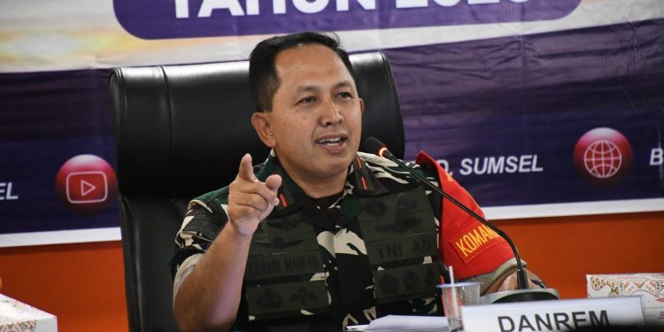 Danrem 044/Gapo Pimpin Rakor Evaluasi Karhutla Sumsel, Perkuat Sinergi dan Kesiapsiagaan