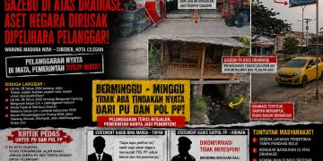 Berminggu-Minggu Tak Ada Tindakan, PU dan Satpol PP Cilegon Dituding Mandul Awasi Dugaan Perusakan Aset Publik