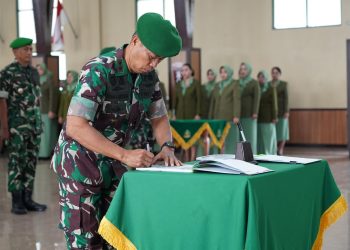 Sertijab dan Tradisi Satuan, Kodam XVIII/Kasuari Perkuat Kepemimpinan dan Soliditas Keluarga Besar TNI AD