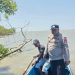 Polsek Sajoanging Pantau Kondisi Air Laut, Warga Pesisir Diimbau Tetap Tenang dan Waspada