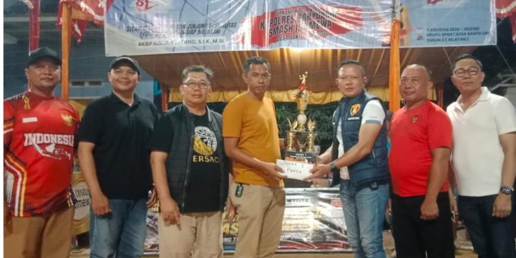 Semarak HUT ke-81 RI, Turnamen Kapolres Banyuasin Smash Istimewa 2026 Resmi Berakhir