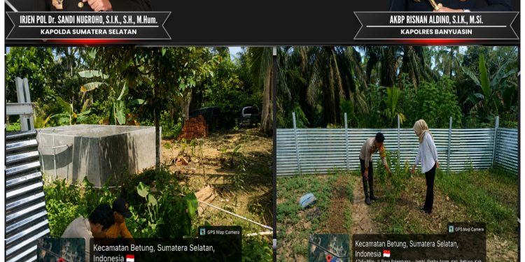 Bhabinkamtibmas Polsek Betung Ajak Warga Lubuk Karet Dukung Swasembada Pangan