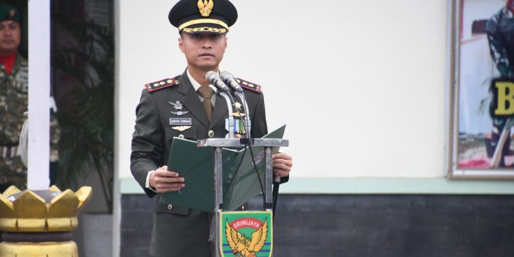 Korem 044/Gapo Gelar Upacara Peringatan HUT ke-81 Kemerdekaan Republik Indonesia