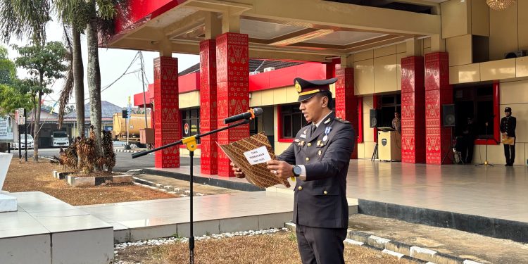 Semangat Kemerdekaan, Polres Banyuasin Gelar Upacara HUT ke-81 RI