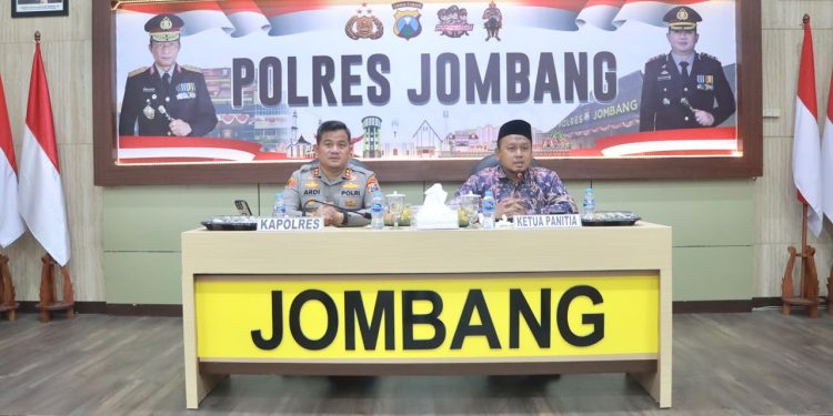 Polres Jombang Gelar Rakor Pengamanan Istighotsah Akbar Pra Muktamar NU ke-35