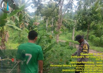 Pekarangan Produktif Untuk Penopang Ketahanan Pangan, Oleh Bripka Anton Lendra ,Ajak Warga Desa Biyuku Kec. Suak Tape Dukung P2B