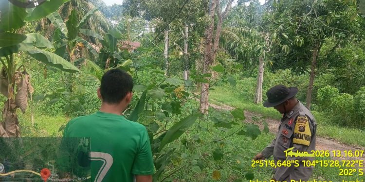 Pekarangan Produktif Untuk Penopang Ketahanan Pangan, Oleh Bripka Anton Lendra ,Ajak Warga Desa Biyuku Kec. Suak Tape Dukung P2B