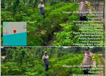 Pekarangan Produktif Untuk Penopang Ketahanan Pangan, Oleh Aipda Ofeet Army Putra ,Ajak Warga Desa Sungsang IV Kec. Banyuasin ll Dukung P2B