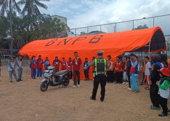 Satlantas Polres Wajo Edukasi Peserta JUMBARA, Tekankan Pentingnya Safety Riding