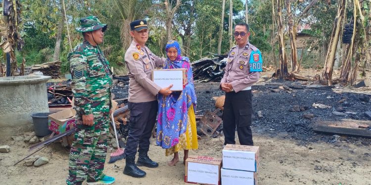Korsleting Diduga Jadi Pemicu, Rumah Panggung di Tosora Wajo Hangus