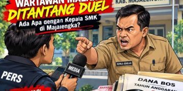 Dana BOS Dipertanyakan, Wartawan Malah Ditantang Duel: Ada Apa dengan Kepala SMK di Majalengka? ‎