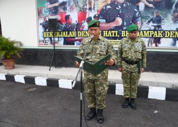 Korem 044/Gapo Gelar Upacara Haornas 2026, Olahraga Jadi Bagian dari Pembentukan Prajurit Profesional