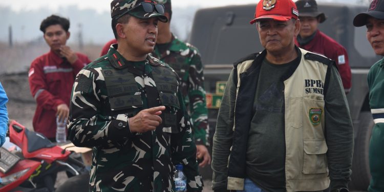 Danrem 044/Gapo Tinjau Cetak Sawah di Muba, Perkuat Komitmen Dukung Swasembada Pangan