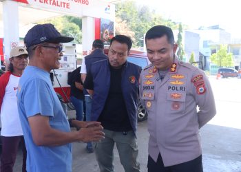 Kapolres Wajo Sidak SPBU Ammessangeng, Petugas Diminta Tak Layani Pengisian BBM Berulang