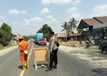 Polsek Sajoanging Amankan Recording Survei Seismik 2D 801 Km WK Sengkang