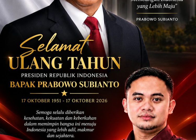HUT ke-75 Presiden Prabowo Subianto, Arul Ketua Umum KJNI Sampaikan Doa dan Harapan untuk Indonesia