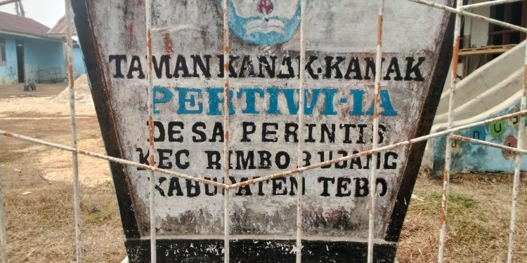 Pembangunan TK Pertiwi IA Unit 1 Rimbo Bujang Disorot, Papan Informasi Proyek Tak Terpasang di Lokasi